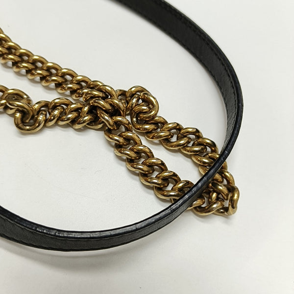 GG Marmont Small Quilted Calfskin Black