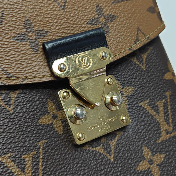 CAMERA BOX Monogram Coated Canvas Brown