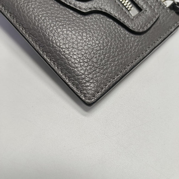 Authenticated pre-owned Classic City Calfskin Grey Card Holder - Card Holder at Looply