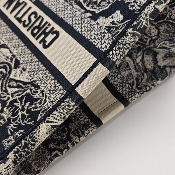 Book Tote Small Canvas Blue