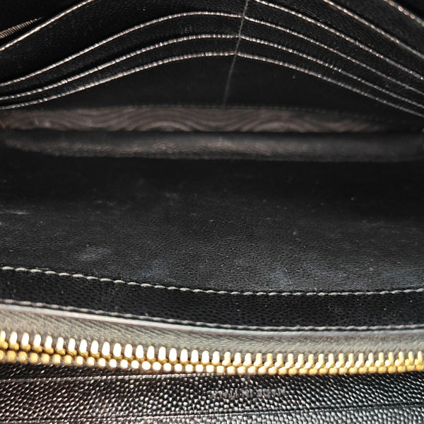 MONOGRAM Medium Chevron Calfskin Black