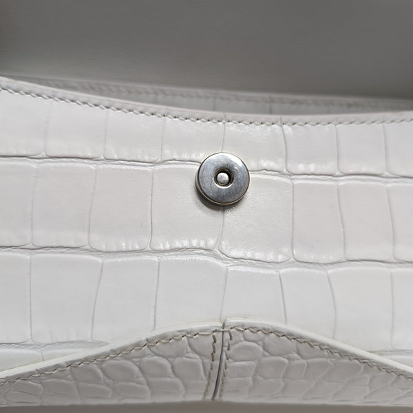 Calfskin Shoulder Bag White