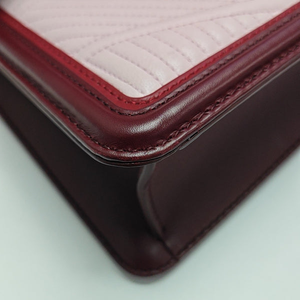 SERPENTI DIAMOND BLAST Small Quilted Calfskin Red