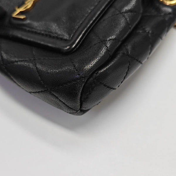 NOLITA Mini Quilted Lambskin Black