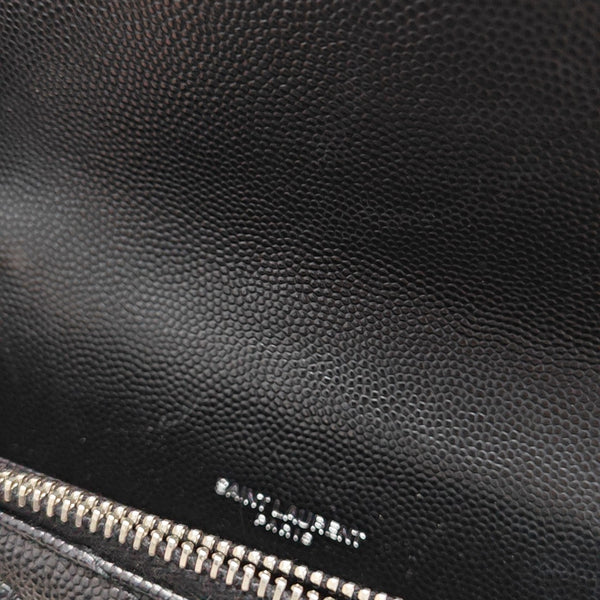 MONOGRAM WOC Chevron Calfskin Black