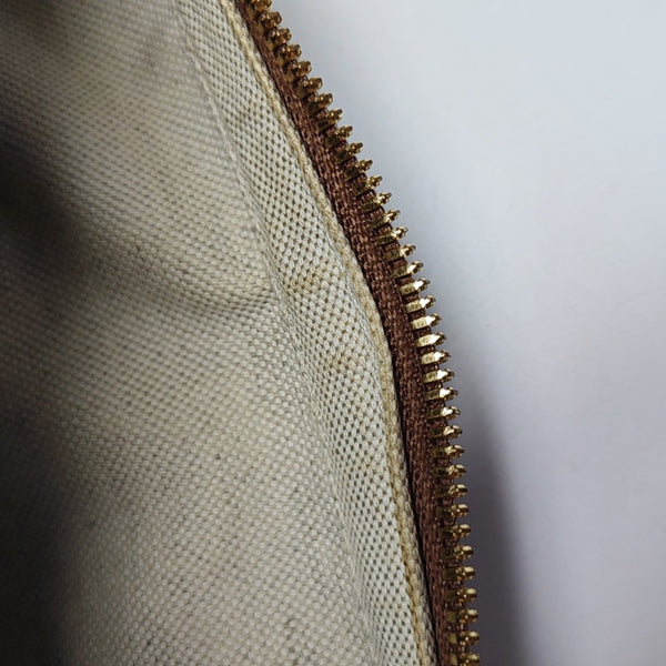 Monogram Coated Canvas Shoulder Bag Black