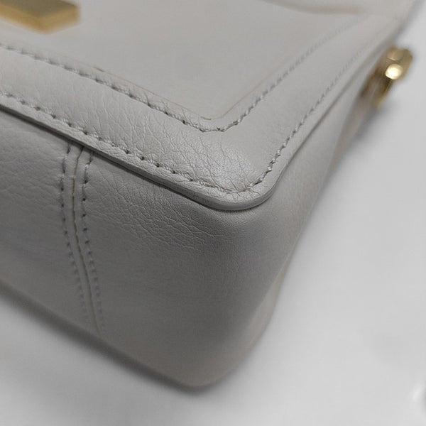 DAUPHINE MM Calfskin White