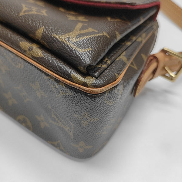 VIVA CITE Monogram Coated Canvas Brown