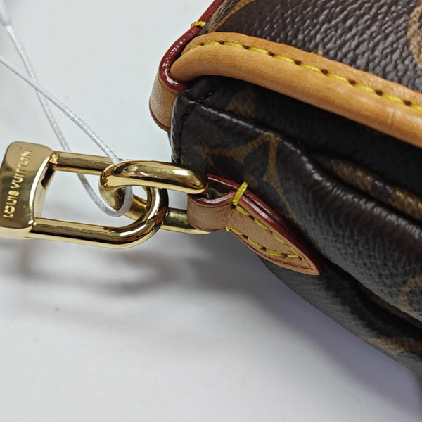 SAUMUR BB Monogram Coated Canvas Brown