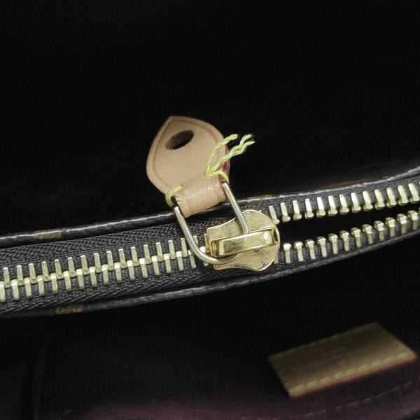 MONTAIGNE BB Monogram Coated Canvas Brown