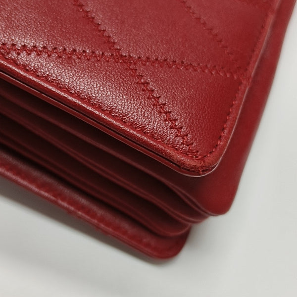 ANGIE Quilted Lambskin Red