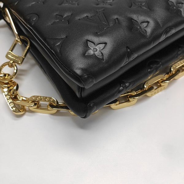 COUSSIN PM Lambskin Black
