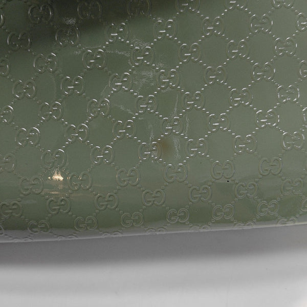 Microguccissima Monogram Calfskin Green