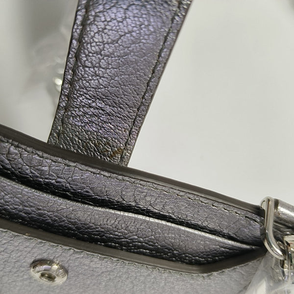 Fringed Calfskin Silver
