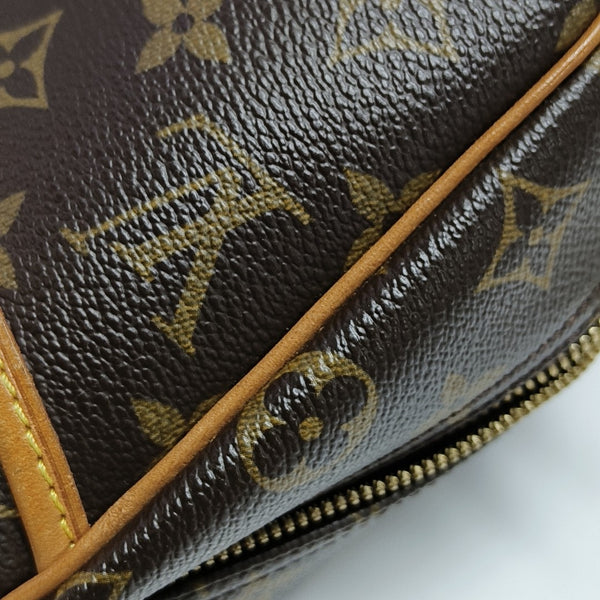DEAUVILLE Monogram Coated Canvas Brown