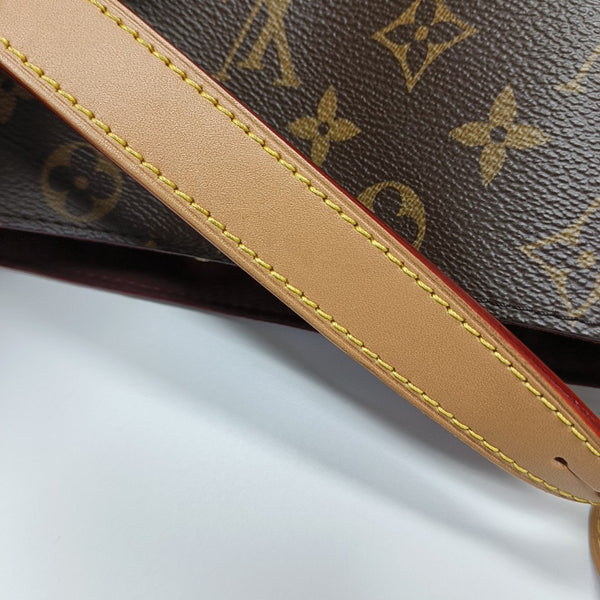 ALL IN BB Monogram Coated Canvas Brown