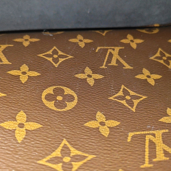 NÉONOÉ MM Monogram Coated Canvas Brown