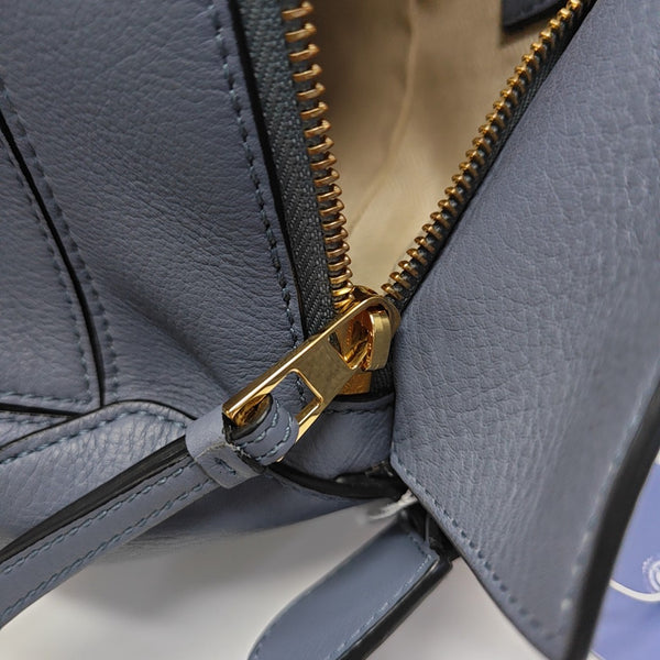 Puzzle Small Quilted Calfskin Blue