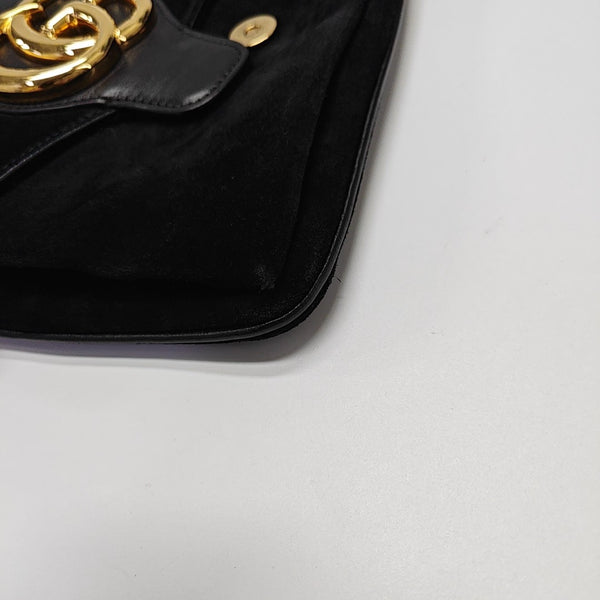 Arli Medium Suede Black