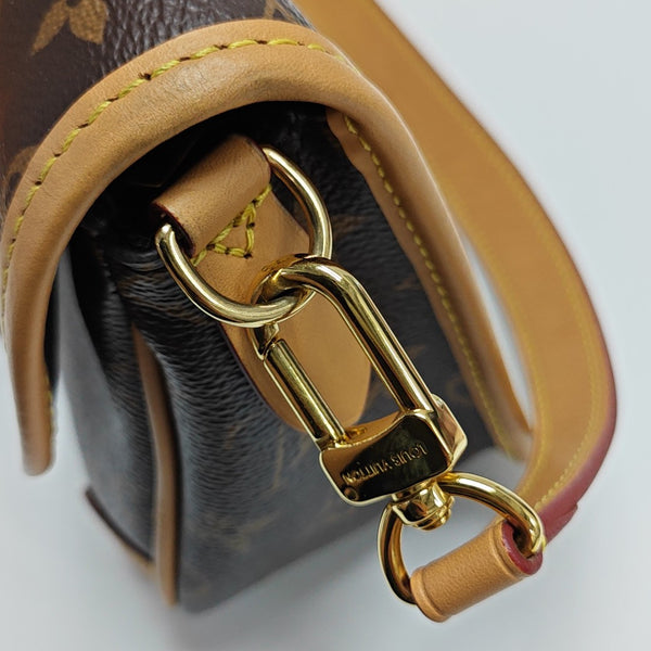 DIANE Monogram Coated Canvas Brown