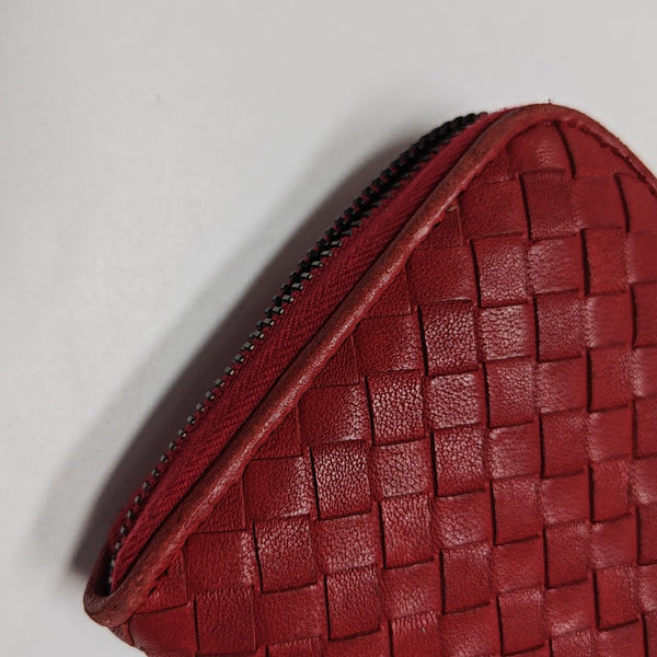 Calfskin Wallet Red