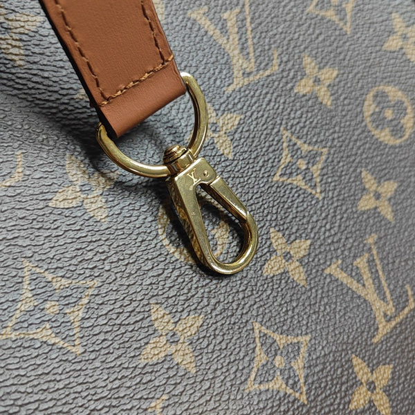 DAUPHINE MM Monogram Coated Canvas Brown