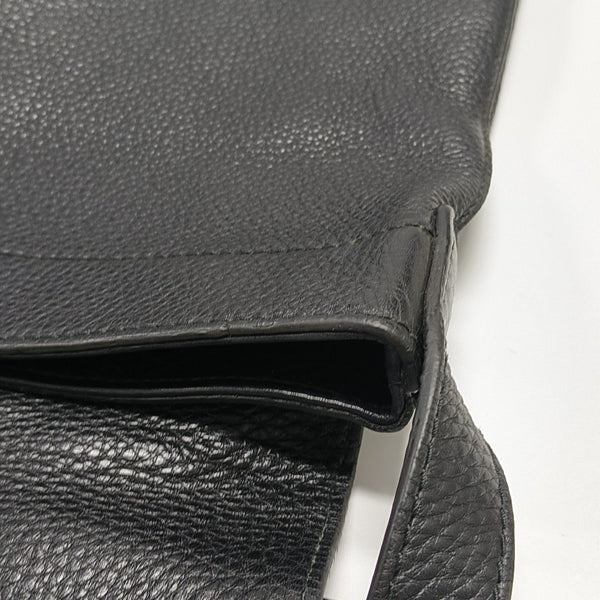 Calfskin Shoulder Bag Black