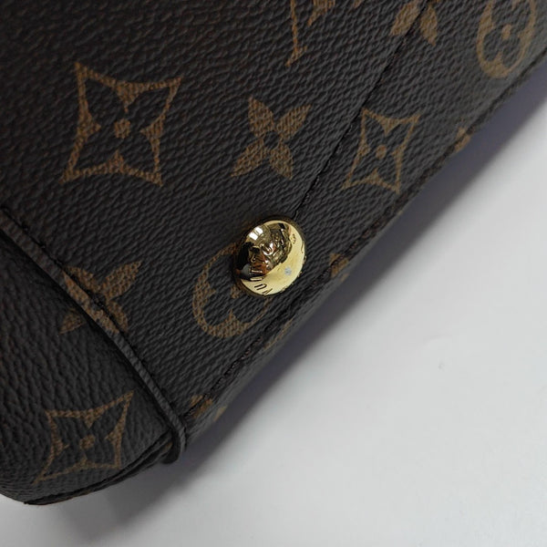 MONTAIGNE Monogram Coated Canvas Brown