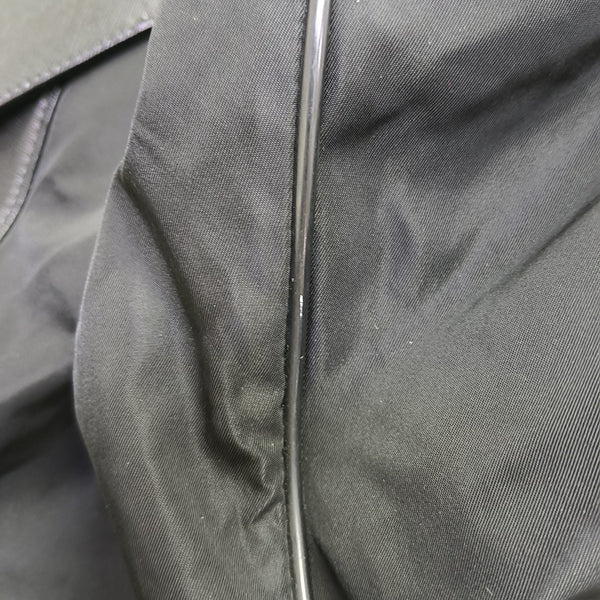 Nylon Top Handle Bag Black