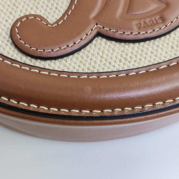 TRIOMPHE Mini Calfskin Beige