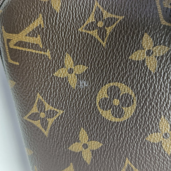 ACCESSOIRES GM Monogram Coated Canvas Brown