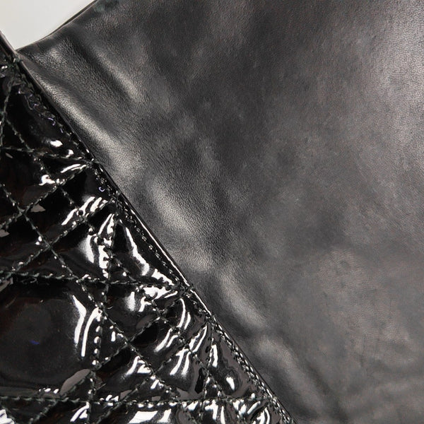 Lady Dior Small Cannage Patent Leather Black