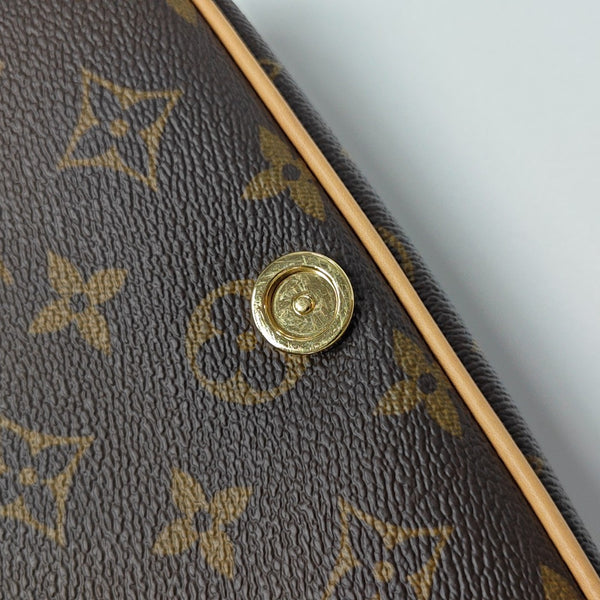 DIANE Nano Monogram Coated Canvas Brown