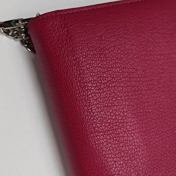 Calfskin Shoulder Bag Red