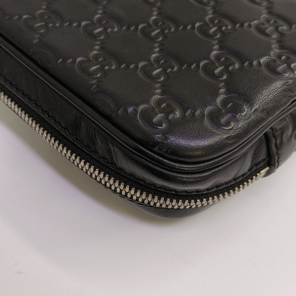 Monogram Calfskin Top Handle Bag Black