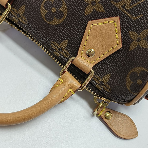 SPEEDY Nano Monogram lona revestida marrón