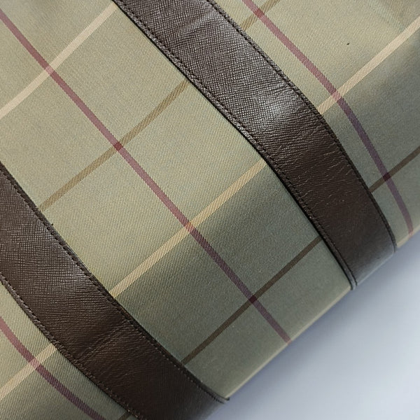 Canvas Top Handle Bag Green