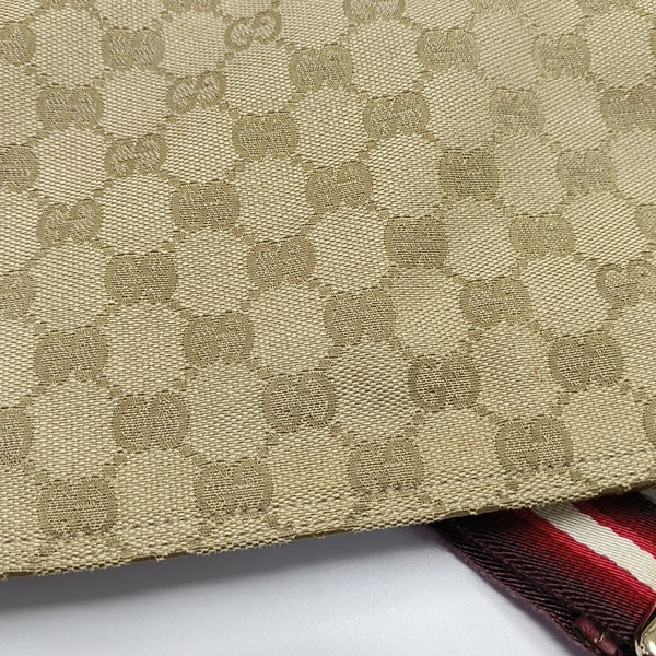 Monogram Canvas Crossbody Bag Beige