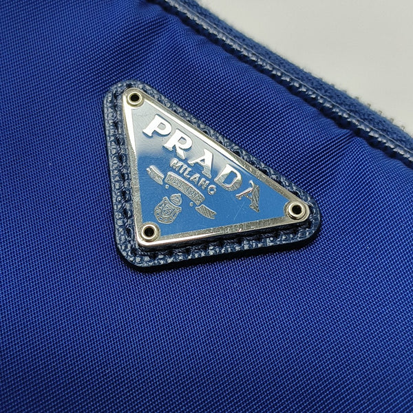 Nylon Shoulder Bag Blue