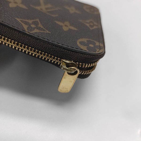 ZIPPY Monogram Coated Canvas Brown Card Holder