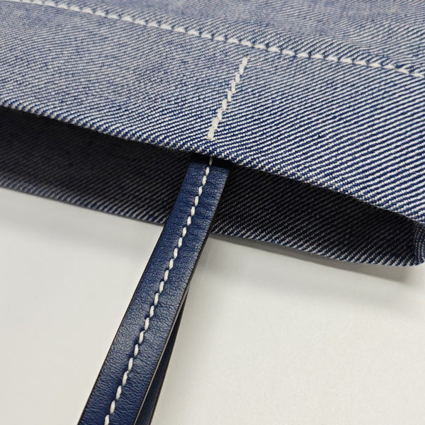 Fabric Shoulder Bag Blue