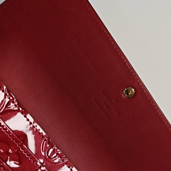 PORTE MONNAIE Patent Leather Red Wallet