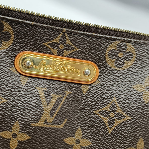 EVA Monogram Coated Canvas Brown