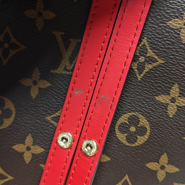 NÉONOÉ MM Monogram Coated Canvas Brown