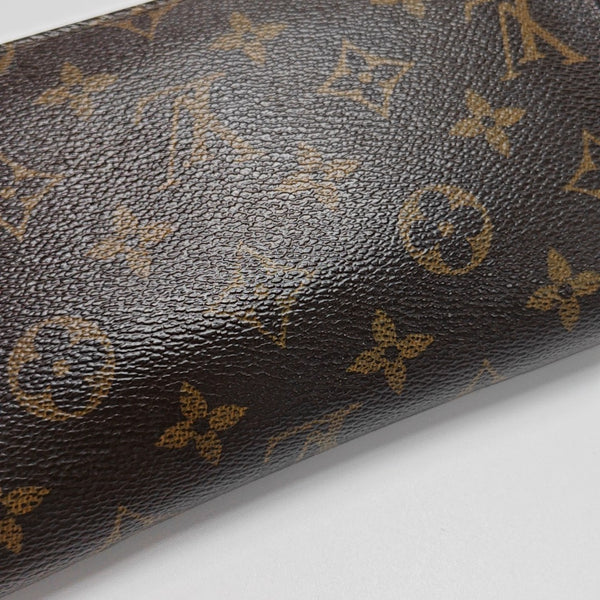 ZIPPY Monogram Coated Canvas Brown Wallet