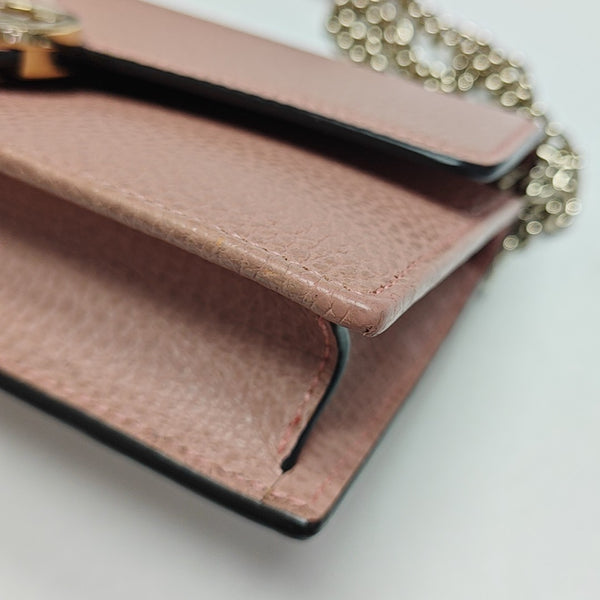 Interlocking G Small Calfskin Pink