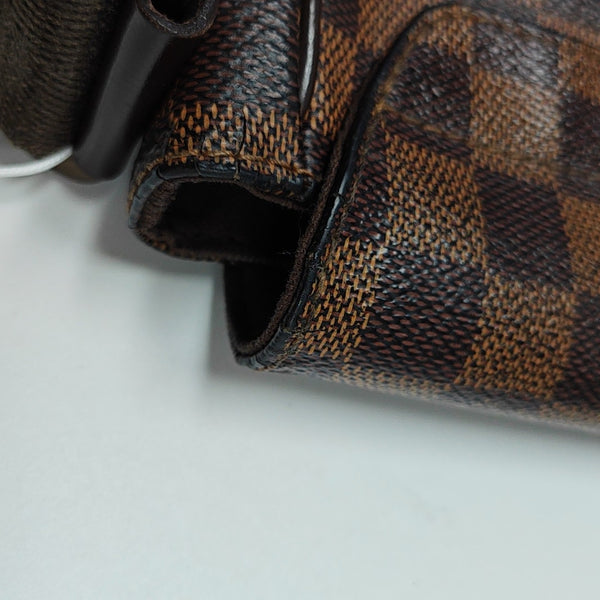 BROOKLYN Damier Ebene Coated Canvas Brown