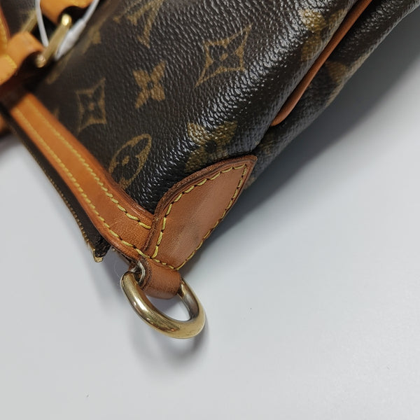 PALERMO PM Monogram Coated Canvas Brown