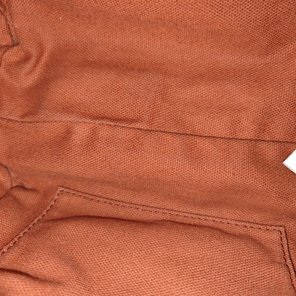 Coated Canvas Shoulder Bag Beige