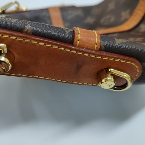 DUFFLE Monogram Coated Canvas Brown